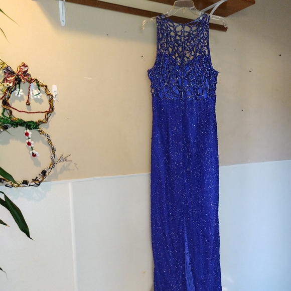 NWOT Royal Blue Holiday Dress. - Picture 10 of 10